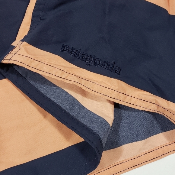 Patagonia Striped Board Shorts Swim Trunks Mens Size 38 ACTUAL 39 Preppy Beach - Picture 6 of 12